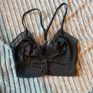 black lace bralette